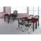 Kee Rectangle Tables > Training Tables > Kee Table & Chair Sets, 66 W, 24 L, 29 H, Mahogany MT6624MHBPBK23BK - alternate 7